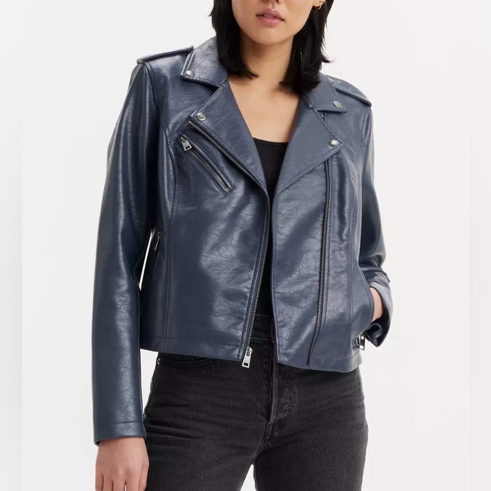 Levi’s Faux Leather Moto Jacket NWT